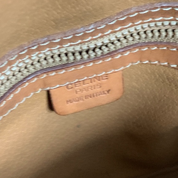 Authentic Celine Macadam leather handbag tote purse vintage - Picture 5 of 8